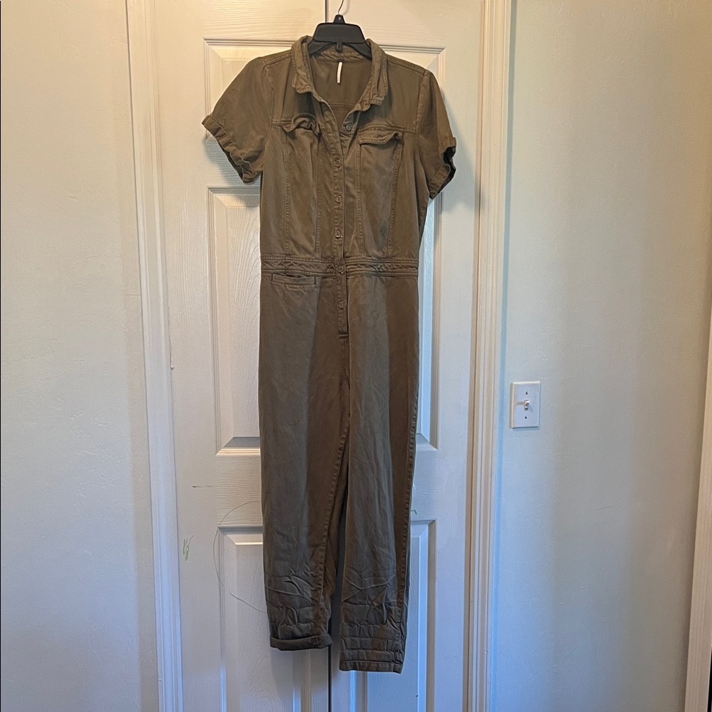 Women's Olive Jumpsuit